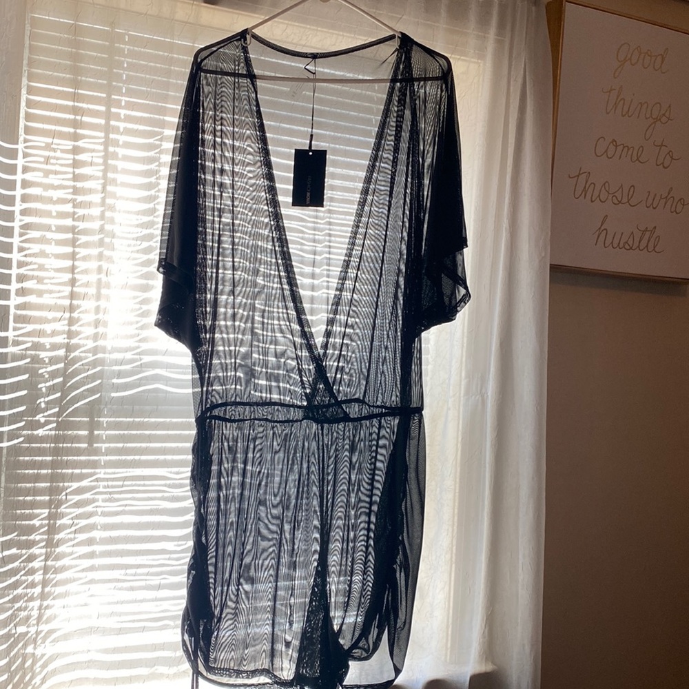 Beach cover up romper